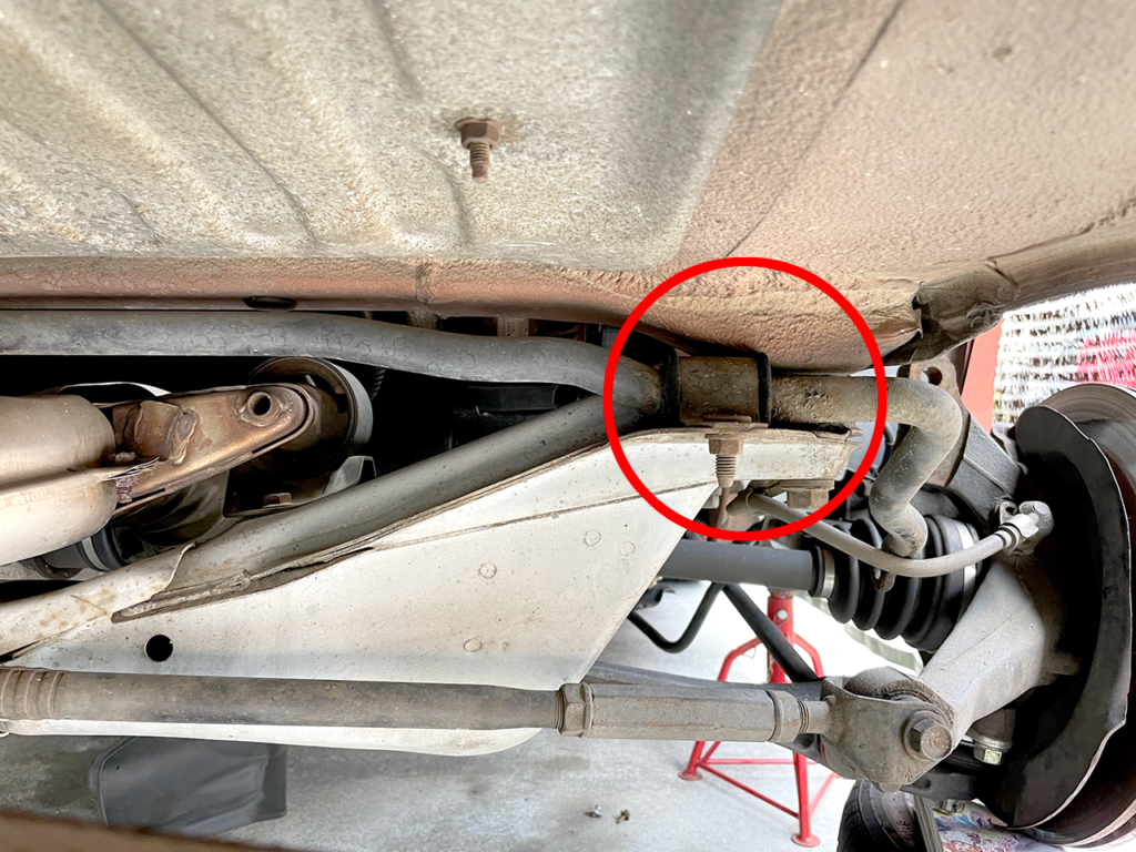 SW20 MR2 リヤ異音対策 車高調掃除 難関！リヤスタビブッシュ交換 -