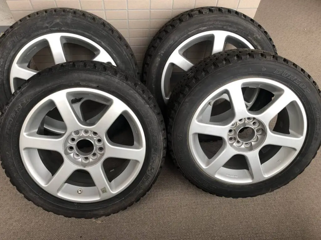 SW20 MR2 スタッドレスタイヤ装着 ブレーキローター小径化 ワイトレで