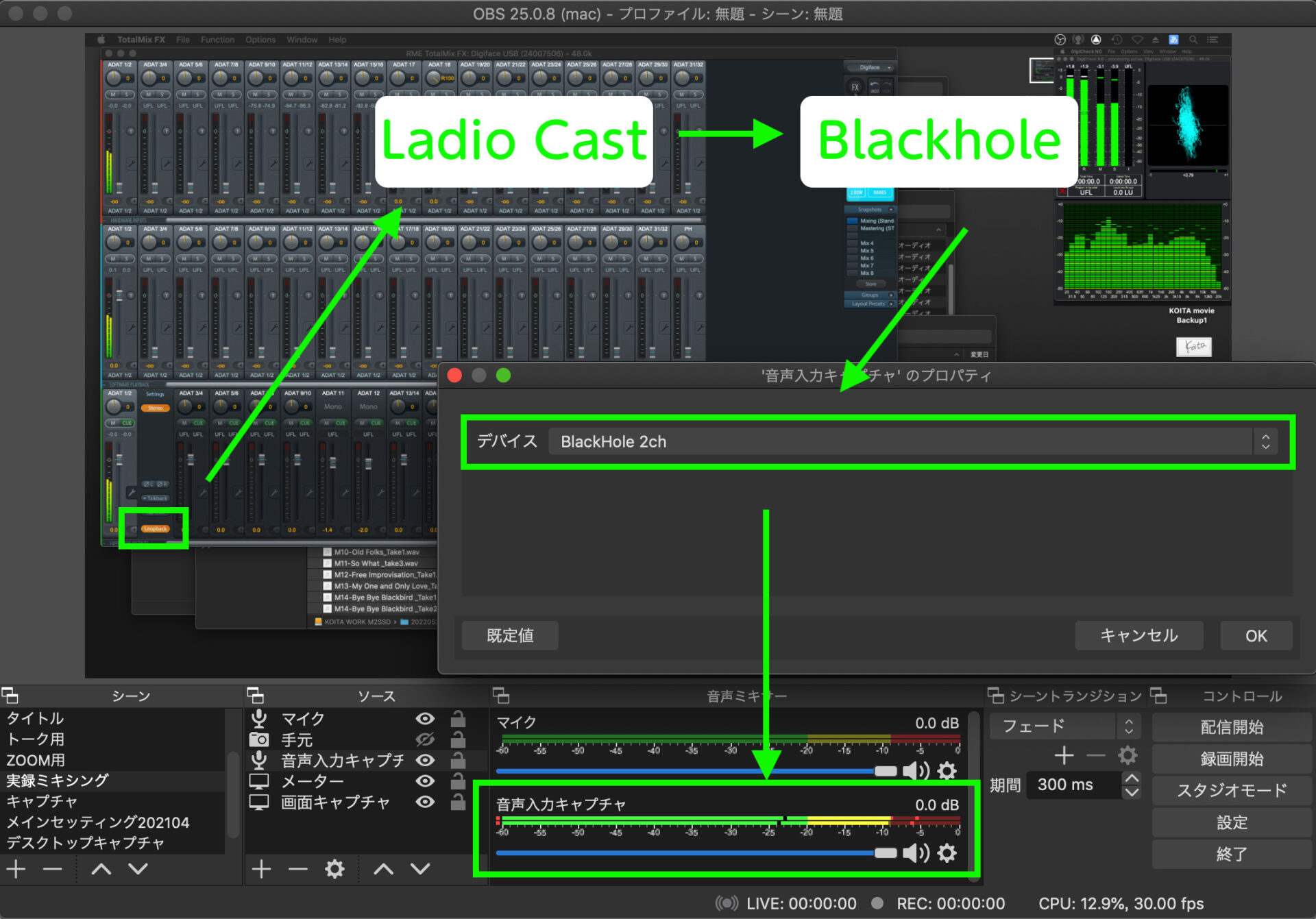 音楽系オンラインレッスン用配信システムの解説 [高音質ステレオ/Zoom