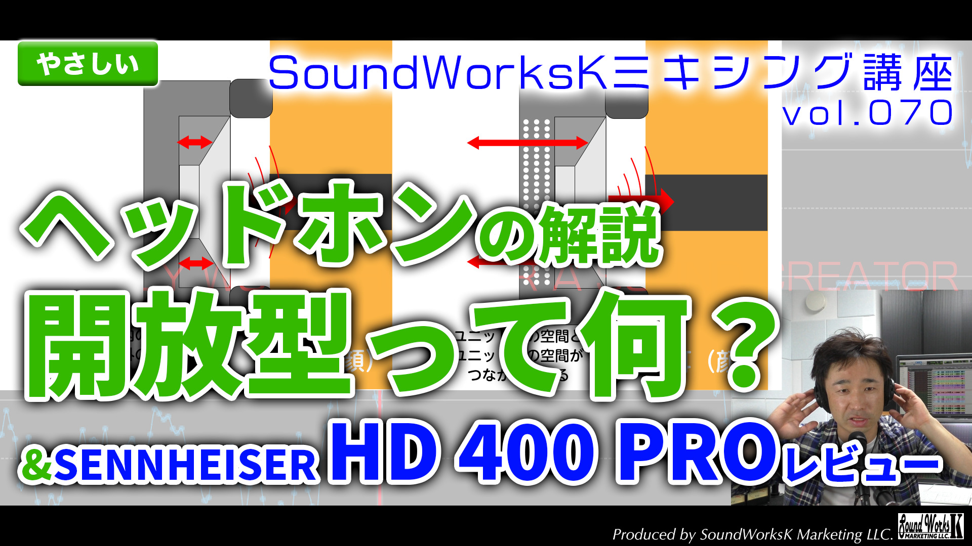 ヘッドホンの開放型とは？自宅MIXに最適な開放型の解説 SENNHEISER HD 400 PRO レビュー