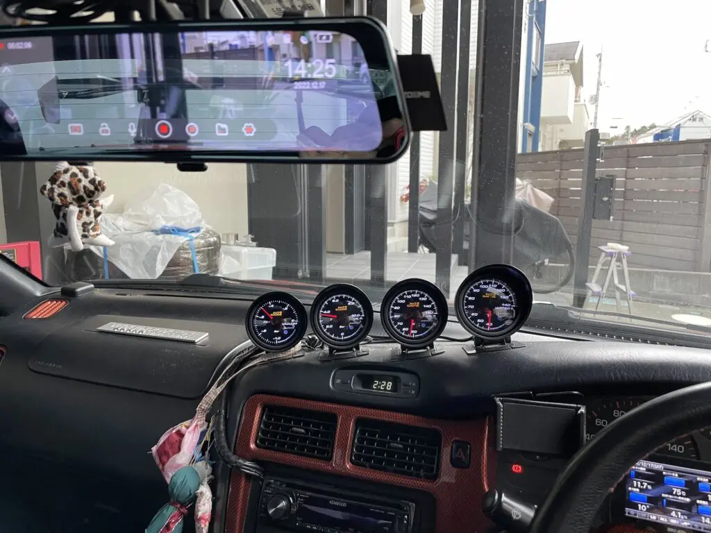 ドラレコ AZDOME PG02S-R 取り付け＆レビュー MR2/SW20 リヤカメラが 